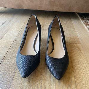 Nine West Black Kitten Heels